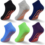 Wklouyhe AntiSlip Athletic Sock For Kids Youth Grip Soccer Sock Toddler NonSlip Slipper Sock Skid Sports Sock For Football Bas