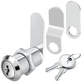 Cabinet Cam Locks 1-1/8 Inch - Zzbety Mailbox Locks Keyed Alike for Secure Files Drawers Mailbox RV Camper Door Tool Box (1 Pack