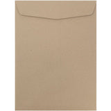 JAM PAPER 10 x 13 Open End Catalog Premium Envelopes - Brown Kraft Paper Bag - Bulk 250/Box