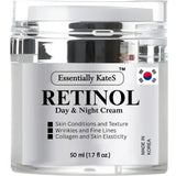 Retinol Moisturizer Cream 50 ml - Pack of 1 - Face, Eye, Forehead, Crow's Feet, D collet  & Neck Cream - Fights Sagging Appear