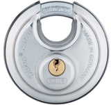 ABUS 28/70 B KD Buffo Diskus Stainless Steel Padlock Keyed Different