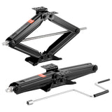 VEVOR 5000 lbs RV Scissor Jacks, 4-23.4 in RV Stabilizer Leveling Scissor Jacks, Set of 2, Heavy Duty Stabilizer Jack with Crank