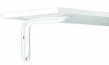 Knape & Vogt White, John Sterling Magnum Style Decorative Shelf Bracket, 8inch, Warm, RP00998WT, No Size