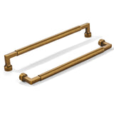 khtumeware 10-Pack 10-Inch(256mm) Antique Brass Cabinet Pulls,Vintage Brass Solid Handles for Kitchen Cabinets, Cupboards, Drawe