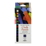 Pro Art Chalk Pastel Set, 12 Count (Pack of 1), Vivid Colors
