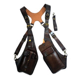 Enakshi Shoulder Harness Bag Case Wallet Underarm Bag Steampunk For Bike Motorcycle Brown Clothing, Shoes & Accessories | Mens A