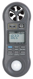REED Instruments LM8000 6in1 MultiFunction Environmental Meter (Air velocity/temperature, Ambient Temperature, Humidity, Con