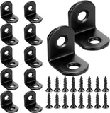 L Bracket Metal Brackets for Shelves Corner Bracket L Brackets for Wood Angle Bracket Corner Brace Small Shelf Brackets with Scr