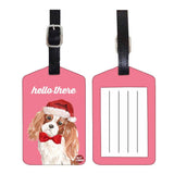 Nutcase Designer Luggage Travel Baggage Tags Single Tag With Name Card Inside Cute Hipster Dog