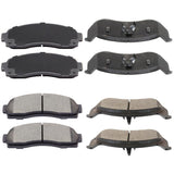 AUTOMUTO 8PCS Front & Rear Disc Brake Pads Set D932 D833 For Ford For Explorer 2002-2005,For Mercury Mountaineer 2002-2005