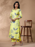 Gosriki Women'S Rayon Blend Straight Printed Kurta With Palazzo (Anaar-Green-Gs_Xl_Green_X-Large),Green,,B0CYPQ9WZP