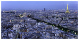 Aerial View Of Paris At Dusk-Paper Art-74,,X38,,