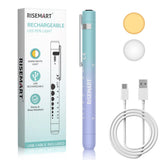 Rechargeable Pen Light for Nurses and Doctors - LED Medical Penlight with USB Charging, Dual Light Modes, Durable Clip - Ideal G