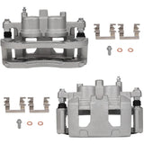 SCITOO Front Left+Right Brake Calipers With Bracket 18B4988 18B4989 Compatible For Buick Lucerne 2006-2011 For Chevrolet Impala 