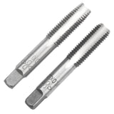 Aceteel M10 X 1.25 Metric Hand Tap, Right Hand M10 X 1.25mm Threading Hand Tap 1Pair
