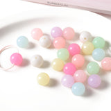LiQunSweet 16MM 20 pcs Mixed Color Round Theme Acrylic Beads Opaque Sphere Ball Bubble Loose Spacer Beads for Bracelet Earring N