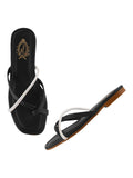 Shoetopia Women'S Flat-185 Flat Sandal-3 Kids Uk (Flat-185-Black)-Eu36,Black,3,B0D4JTQYWV