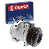 Denso 471-0832 New AC Compressor with Clutch, 1 Pack