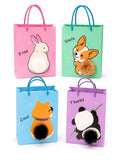 ZQBIEE Reusable Gift Packing Bag for Birthday Return Gifts Baby Shower Wedding Party Favors & Special Occasions (Pack Of 4)