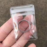 SUBGIU 100Pcs Anti Tarnish Jewelry Bags Clear Pvc Jewelry Storage Pouches with Zipper Plastic Packing for Earrings (Clear Pvc Ri