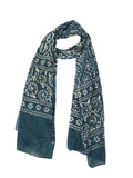 Rai Sahab Women Fancy Cotton Printed Scarf(St123Grn10)