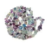 PLTbeads Gemstone Chips Natural Mutilcolor Fluorite 3-5mm Healing Crystals Waist Bracelets Necklace Kit Irregular Stone DIY Craf