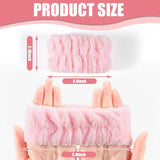 12Pcs Wrist Washband Set, Anmieciu Face Washing Wristbands, Microfiber Wrist Spa Wash Washband, Wrist Towels for Washing Face, P