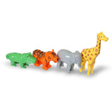 Magnetic Mix Or Match Jungle Animals Toy Play Set, 16 Pieces