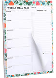 60 Sheet Meal Planner for Fridge, Magnetic Weekly Meal Planner & Grocery List with Tear-off Shopping List for Meal Prep, 7x10-