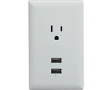 RCA WP2UWR USB Wall Plate
