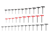 TEKTON Ball End Hex and Star T-Handle Key Set, 34-Piece (5/64-3/8 in., 2-10 mm, T6-T50) | KEY90001