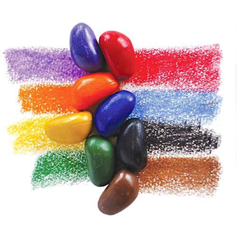 Crayon Rocks Just Rocks in a Box, 32 Colors, Tripod Grip Crayons Made For Handwriting Development in Kids and Toddlers, Fun & Ed