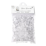 Raicegs 100pcs 8mm Clear Quartz Beads Natural Gemstone Beads Round Loose Beads for Jewelry Making DIY Bracelets Necklace