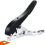 Hole Punch 5/16 inch-8mm Single Hole Punch,Heavy Duty Hole Puncher Single,Paper Punch Portable Hand Held Long Hole Puncher for P