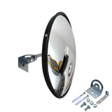 LH-GUARD Convex Corner Mirror - 12 Security Mirrors for Business, Garage, Warehouse, Blind Spot, Office and Traffic Security, Backup Mirror for Driveway with Clear view