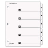 Cardinal OneStep Printable Table of Contents and Dividers