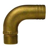 GROSS MECHANICAL Adapter Pipe to Hose 11/8 90D