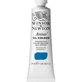 Winsor & Newton Artists Oil Color, 37ml (1.25 oz) Tube, Cerulean Blue