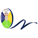 Mandala Crafts Navy Blue Satin Ribbon for Crafts - 50 Yards 1/4 Inch Wide Fabric Ribbons for Gift Wrapping, Flower Bouquets, and
