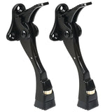 2 Packs Heavy Duty Kickdown Door Stopper, One Touch Adjustable Kickdown Door Stop for Heavy Doors, 4 in Metal Door Kickstand wit