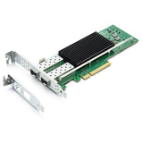 H!Fiber 25Gb PIC-E Network Card with Intel E810 Controller, Dual SFP28 Port, PCI Express 4.0 X8, Ethernet LAN Adapter with Low P