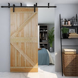 CCJH 4FT Ceiling Mount Bracket Sliding Barn Door Hardware Kit Black,Strong Bearing, Low Ceiling L-Shape Bracket System, Fit 24 W