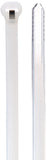 Thomas & Betts TY526M TyRap 11Inch Nylon Cable Tie with Stainless Steel Locking Device, 100Pack