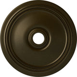Ekena Millwork CM24DIGGS Diane Ceiling Medallion, 24OD x 3 5/8ID x 1 1/4P (Fits Canopies up to 6 1/4), Hand-Painted Green Gold