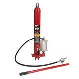 8-Ton (16,000 lb) Quick Lift with Air Pump&Clevis Base Long Ram Hydraulic Bottle Jack for Engine Cranes, Engine Lift Hoists with