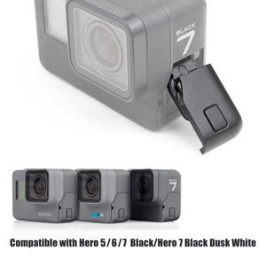 SOONSUN Replacement Side Door for GoPro Hero 7 Black USB-C Charging Port Cover Repair Part Action Camera Accessories