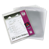 Avery Products Avery Job Ticket Holders, Heavy Gauge Vinyl, 9 x 12, 10/Pack Sold As 1 Pack Crystal clear front and frost