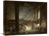 A Hermit Praying In The Ruins Of A Roman Temple-Canvas Art-24X20