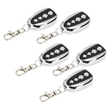 433MHZ Remote Control 5 PCS, Replacement Key Fob Gate Opener Electric Cloning Gate Garage Door Opener Replacement Garage Door El