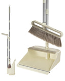Broom and Dustpan Set with 52inch Adjustable Long Handle, (Santra Lite)